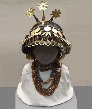 attendant's headdress