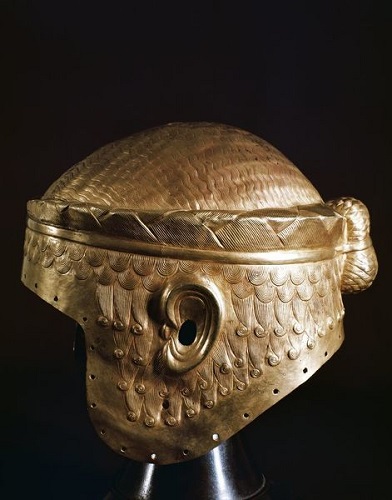 Meskalamdug Gold Helmet
