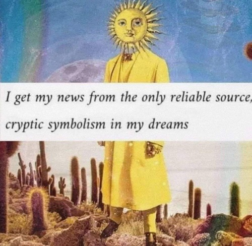 the only real truth is cryptic symbolism