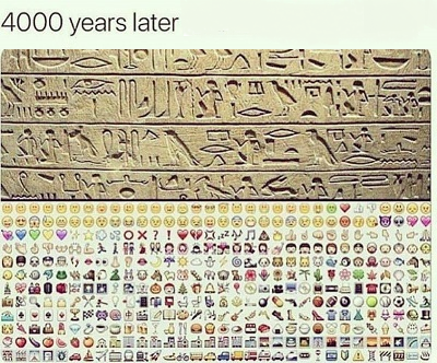 hieroglyphs emojis