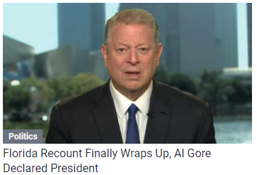 Al Gore Declared Winner